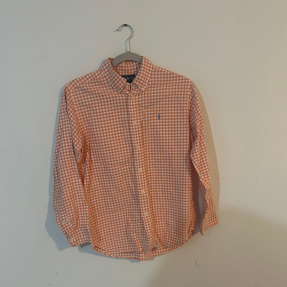 Polo by Ralph Lauren Orange Casual Button Down Shirt